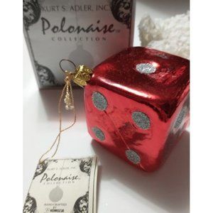 Glass Polonaise Die Christmas Ornament Kurt Adler